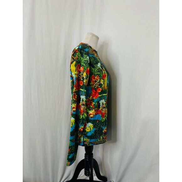 Men’s Medium Maui Wowie Shirt Burton Dry Ride Multicolor Long Sleeve Crewneck - Picture 7 of 15